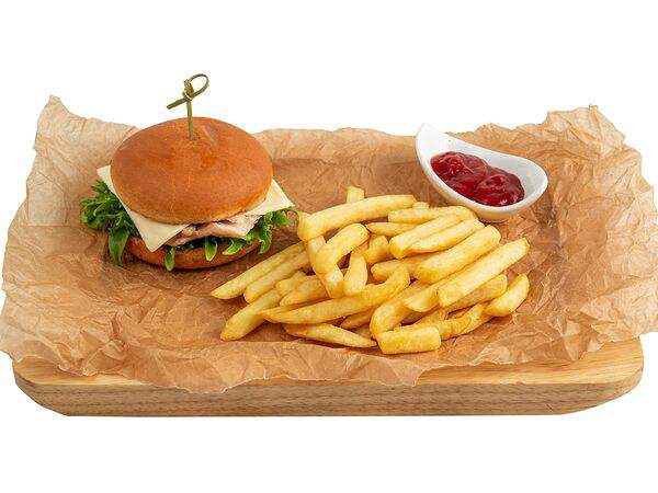 Кадриль - Мини-бургеры с куриным филе и картошечкой фри