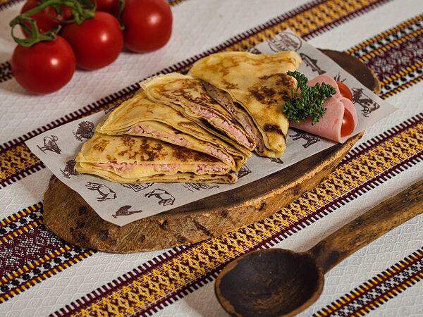 Будьмо - Блины с ветчиной и сыром