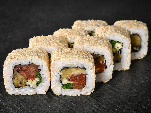Sushi Life - Веганский ролл в кунжуте