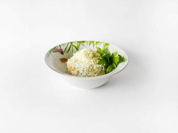 Вареничная №9 - Салат с крабовыми палочками и рисом