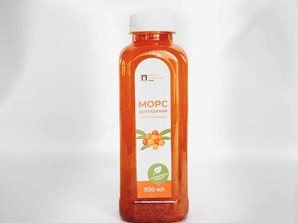 Вилла Подлипки - Морс облепиховый собственного приготовления