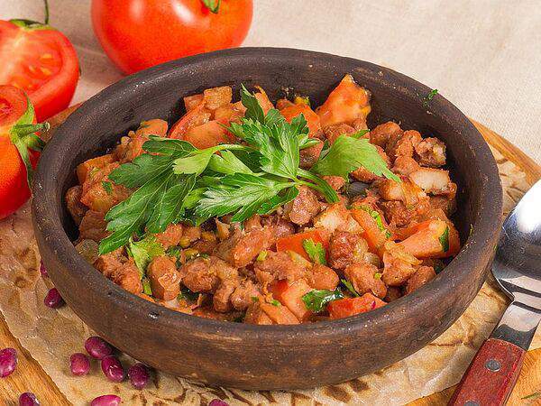 Мушмула - Жареное Лобио