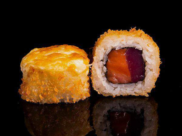 Cити ролл - Ролл Запечённый лосось с тунцом