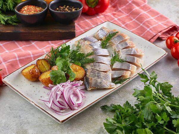 Ачарули - Сельдь с картофелем беби