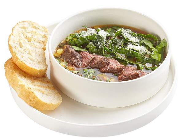 Mama Donna - Суп с говяжьими щечками и чечевицей