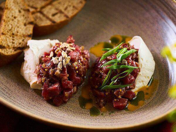 Дикая утка - Тартар из говядины