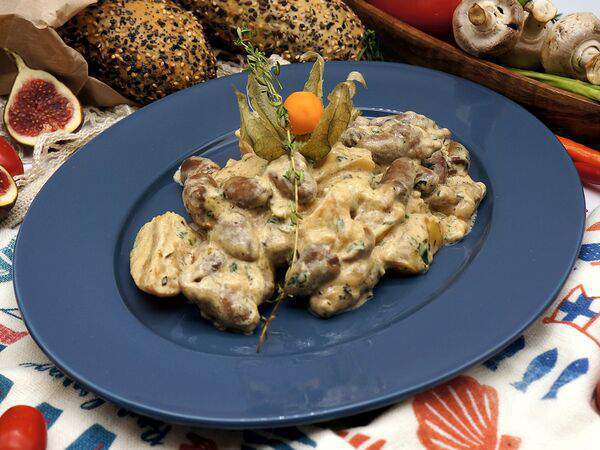 Кафе-пекарня Susser - Сердечки куриные с картофелем