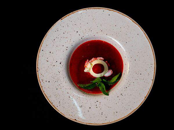 Mr. Fox - Клубничный суп с ванильным мороженым