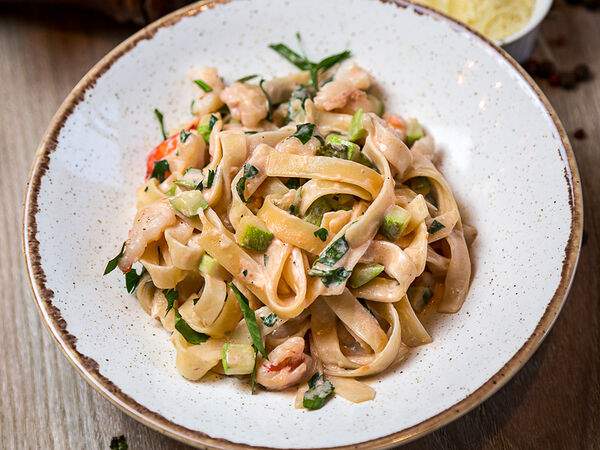 Чайхана Хавас - Паста Тальятелле с креветками