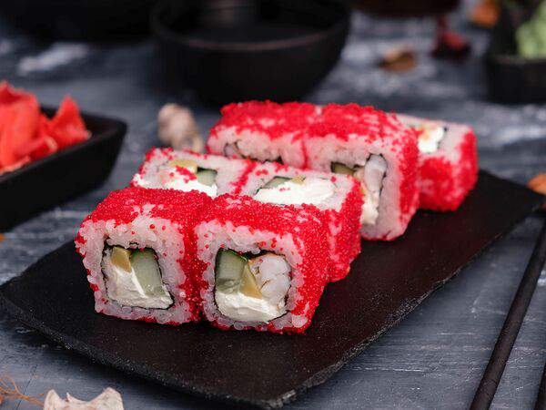 Суши кот - Ролл Эби калифорния