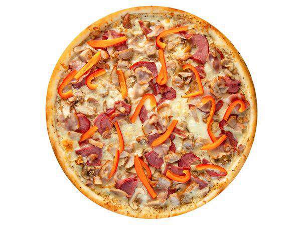 Белка тесто - Пицца Мясо с мясом