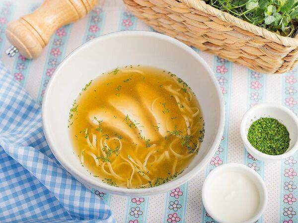 Пан Кот - Суп с лапшой и цыпленком