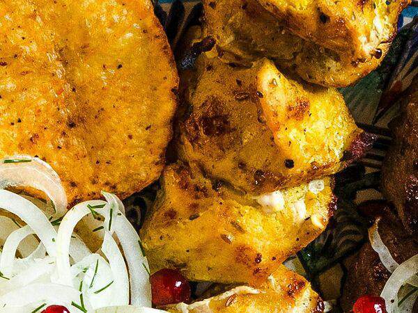 Чайхана Обишир - Шашлык из бедра индейки