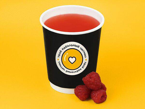 Читмил пончик - Горячий малиновый кисель