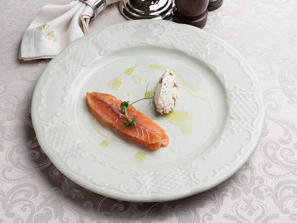 1913 год - Лосось со сливочным кремом