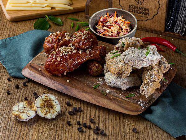 Kannam Chicken - Сет №2. 2 вкуса: крылья и ножки