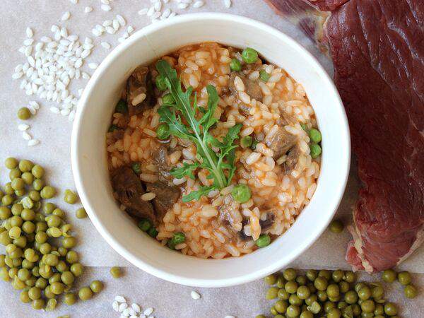 LIL KITCH - Ризотто с Говядиной BBQ и соусом Табаско