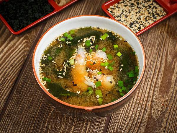 Café Brasserie - Суп Мисо с креветками