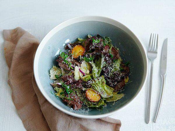 Пан Кот - Теплый салат с говядиной