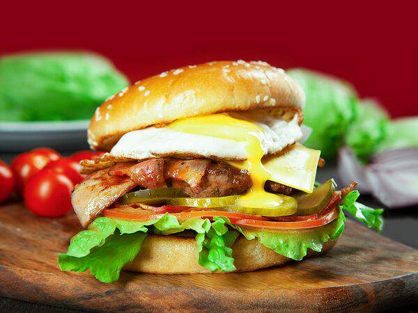 Борода - Бифштекс Бургер с яйцом