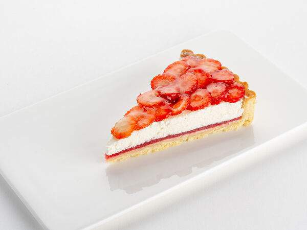 Coffee Black - Творожно-клубничный тарт