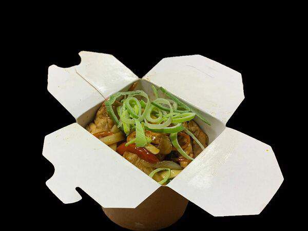 Sushi City - Фунчоза по-сингапурски с курицей