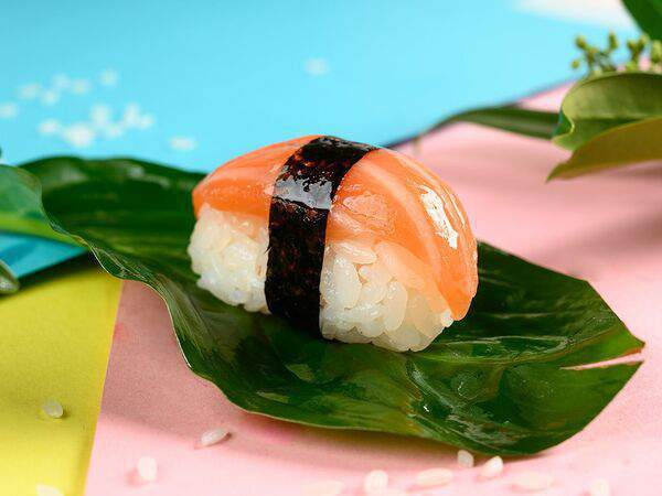 Мох - Суши с лососем № 1