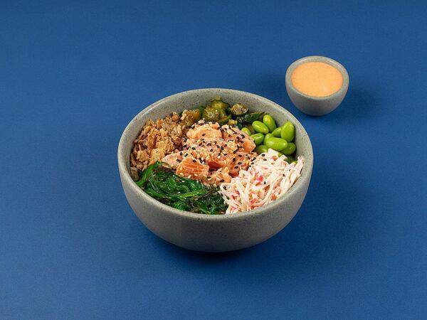 Miska bowls & folks - Поке с лососем спайси