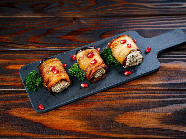 Уха & Хинкали - Баклажаны с орехами