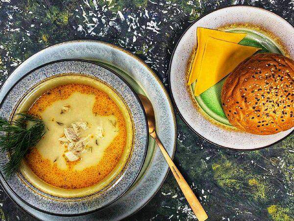 Плюшка - Сырный суп