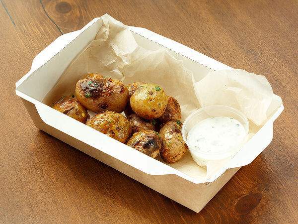 Идеальное сочетание - Печеный картофель с чесночным маслом