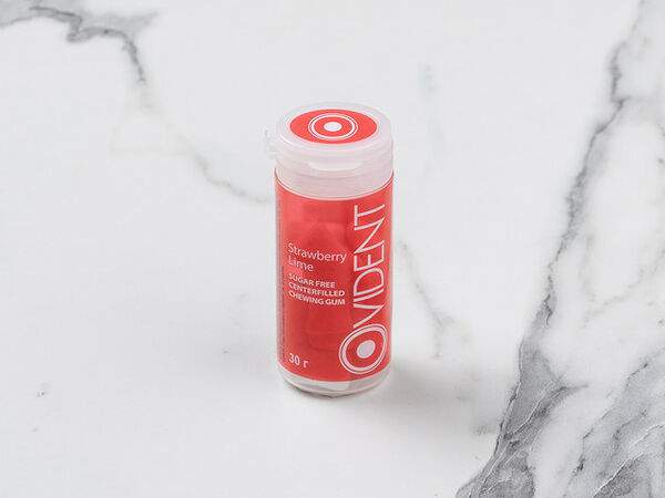 Starbucks (R) - Жевательная резинка Ovident Strawberry lime