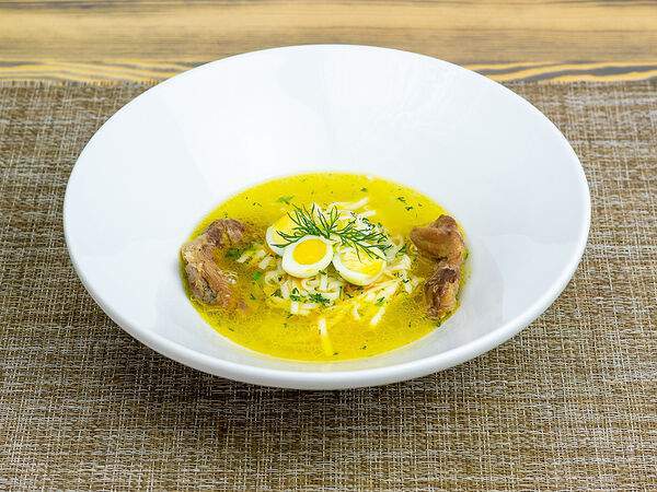 Княгининский двор - Суп Домашняя лапша с перепелкой