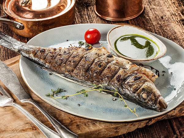 Чайхона №1 Тимура Ланского - Сибас по-чайхански