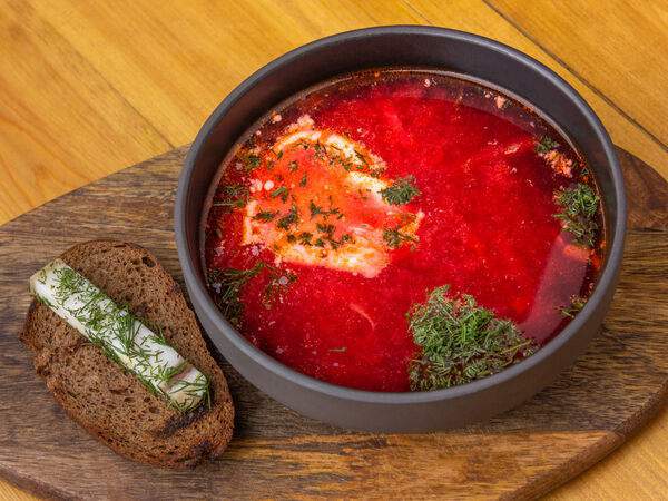 Хлебсоль - Красный борщ с телятиной