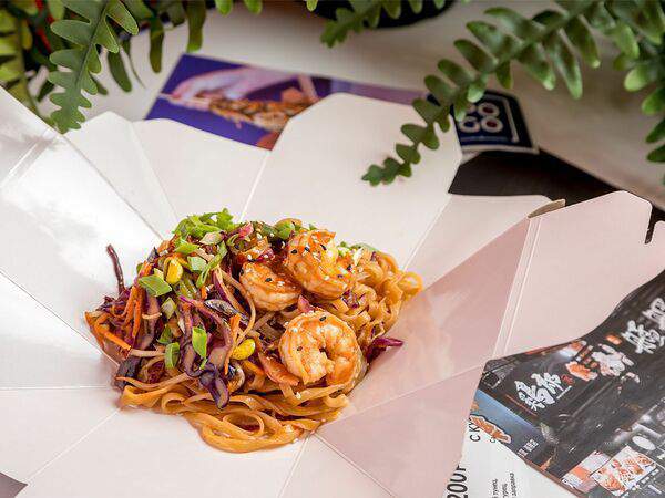 Pogo - Вок №3 Яичная лапша с креветками