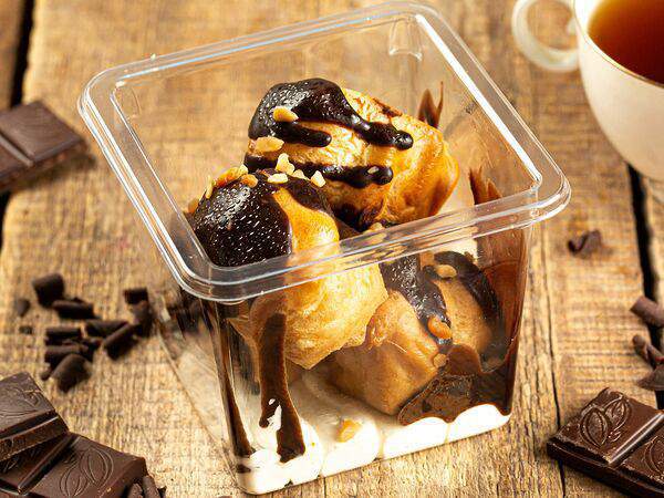 Русский аппетит - Профитроли с изысканным баварским кремом