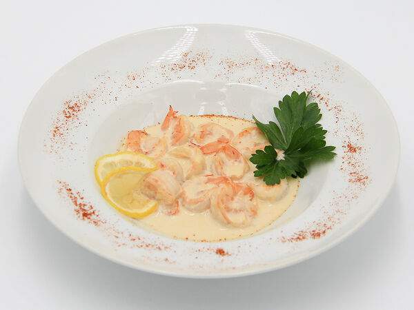 Chipollino - Креветки тигровые в сливочном соусе