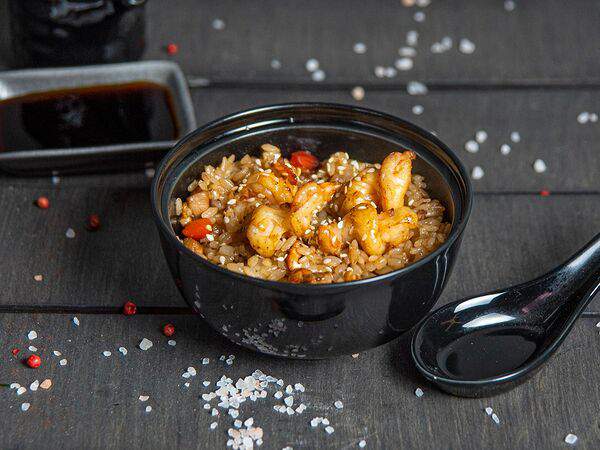 Ht Restaurant - Тяхан с креветкой и лососем