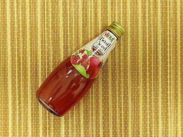 Abi san - Напиток с семенами базилика Basil seed vinut Гранат