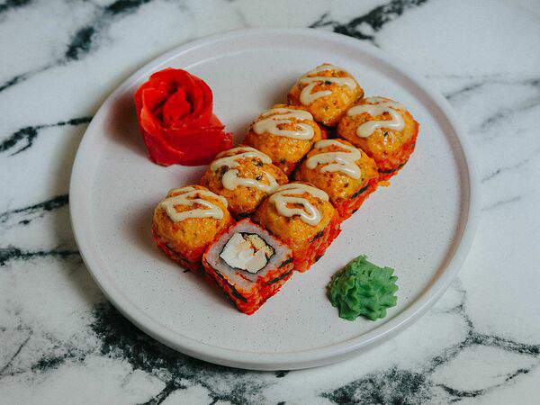 Роллы на районе - Теплый ролл Медовый угорь