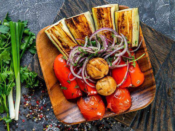 My megobari - Овощи на мангале