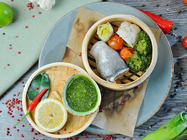 Ресторан Старый Город - Филе сибаса на пару