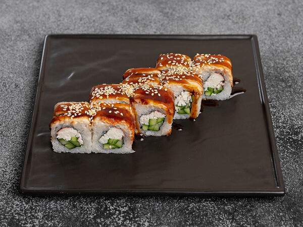 Шустрый лосось - Ролл Канада с крабом