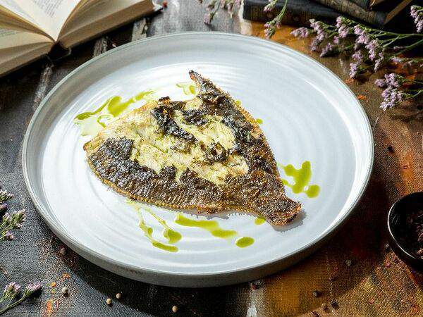 Холодец - Камбала с лимоном на гриле