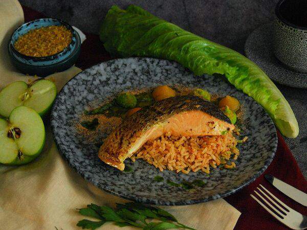 Prosto кофе & кухня - Лосось су-вид с апельсиновой солью