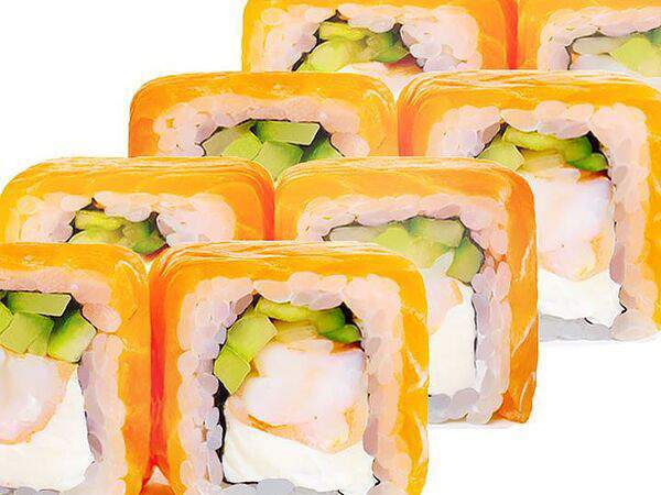 Самые Японские Суши - Ролл филадельфия с креветкой