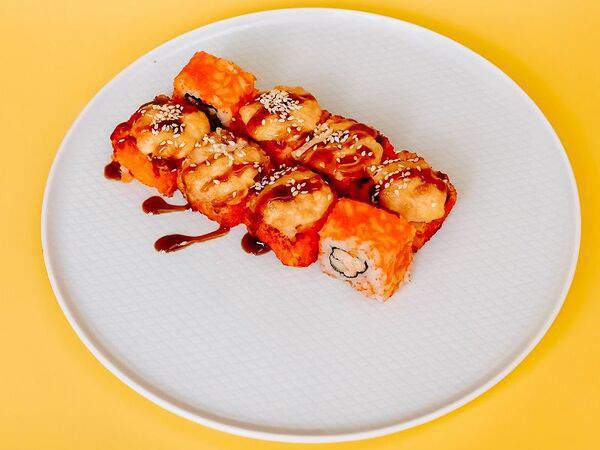 Важная Рыба - Запеченный ролл с крабом