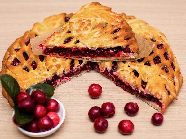 Яблочный пирог - Пирог с вишней