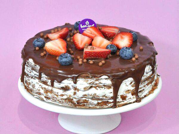 Ван лав - Шоколадно-блинный торт